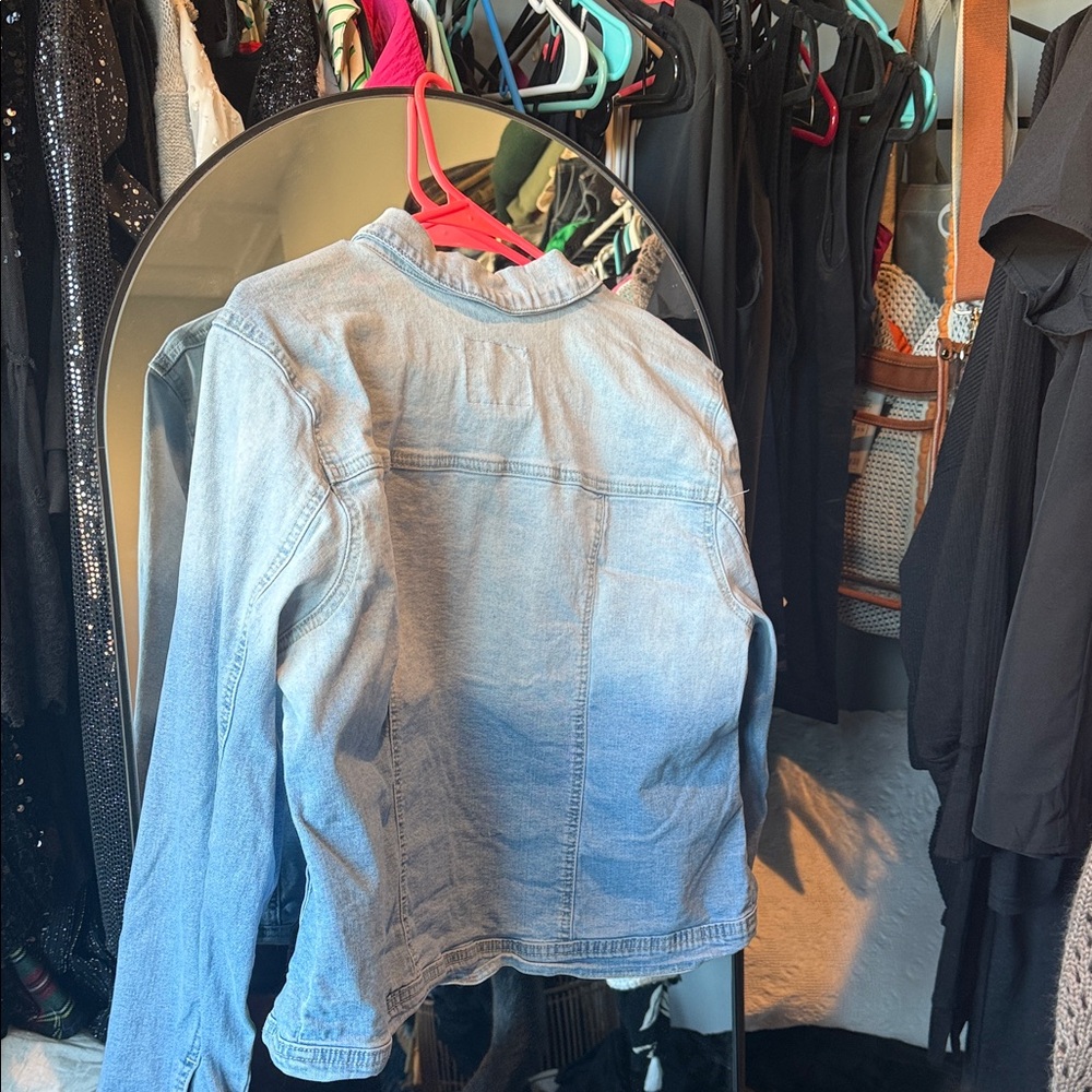 Justice Light Blue Jean Jacket - Picture 2 of 3
